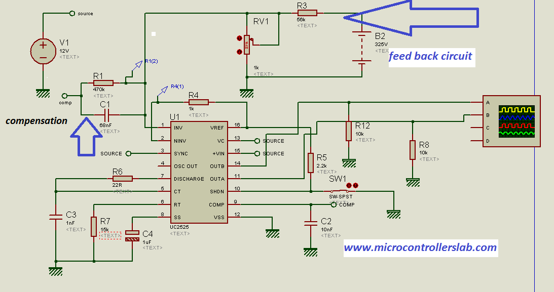 Sg3525+ir2110. Генератор импульсов на sg3525. Микросхема sg3524. Ka3525a схема включения.